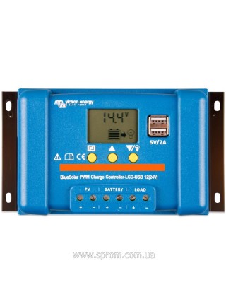 Контролер заряду Victron Energy BlueSolar PWM-LCD&USB 48-30